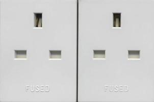 UK electric socket photo