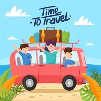 Time to Travel Concept vector