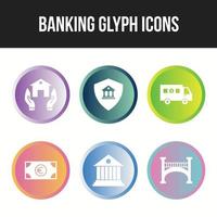 Unique Banking icons for personal and commercial use vector