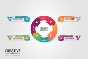 diseño de elementos de infografías de negocios. se puede utilizar para diseño web. vector