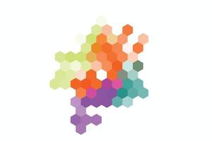 Abstract triangle background vector