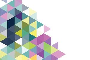 Abstract triangle background vector