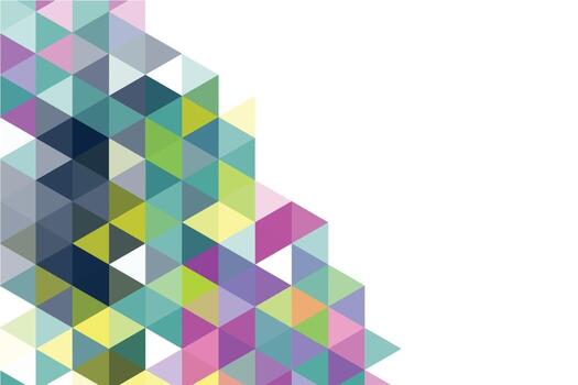 Abstract triangle background vector