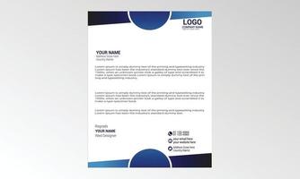 letterhead template Design vector