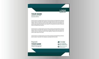 letterhead template Design vector