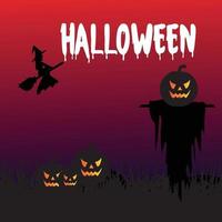 Happy Party Halloween Background Template vector