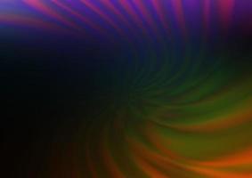 Dark Multicolor, Rainbow vector blurred bright background.