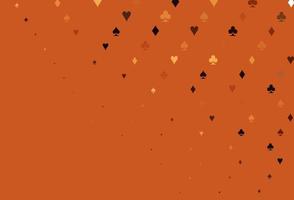 Light Orange vector layout with elements of cards.