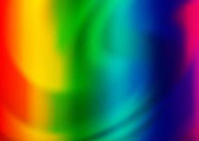 Light Multicolor, Rainbow vector blurred bright background.