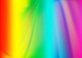 Light Multicolor, Rainbow vector blurred shine abstract background.