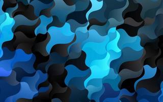 Light BLUE vector pattern with curved circles.