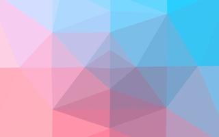 Light Blue, Red vector blurry triangle template.