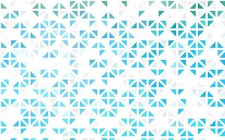 Light BLUE vector seamless backdrop with lines, triangles.