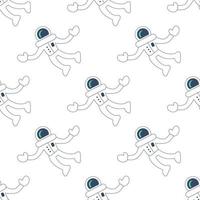 Seamless astronaut pattern graphic.. Can be used for creative projects vector