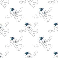 Seamless astronaut pattern graphic.. Can be used for creative projects vector