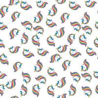 Unicorn Seamless Pattern Graphic. Surface textures for textile vector