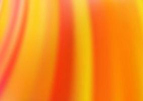 Light Yellow, Orange vector background with curved circles.