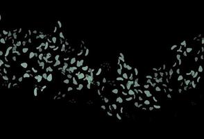 Dark Black vector template with memphis shapes.