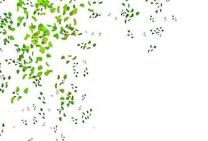 Light Green vector template with memphis shapes.