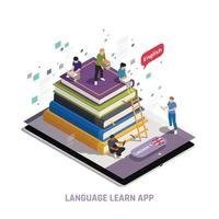 Language Learning Isometric Composition vector