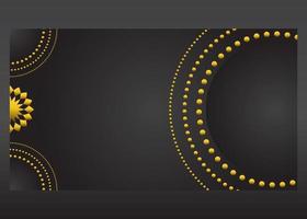 luxury golden cirlce gradient background vector