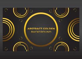 luxury golden cirlce gradient background vector