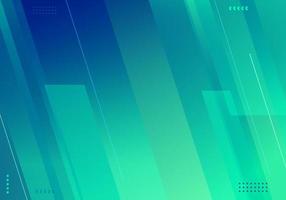 Abstract background blue green diagonal stripes geometric technology vector