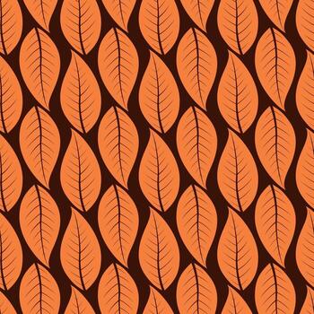 patrón artístico sin costuras con diseño de hojas abstractas vector