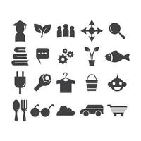 Icon set and symbol vector illustration