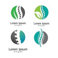 Spine logo images vector