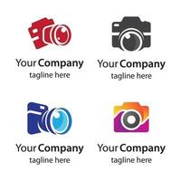 Camera logo images vector