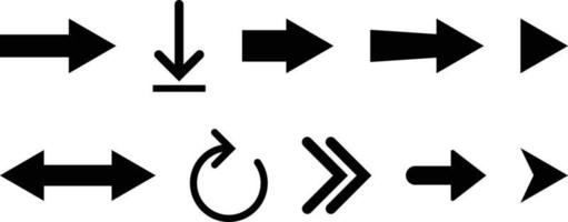 Set of Different Arrows.eps vector