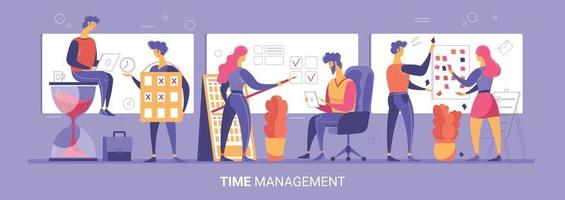 Time Management Concept vector