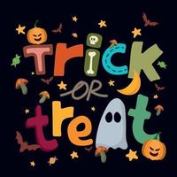 Treat or Treat Background vector