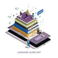 Language Learning Isometric Composition vector