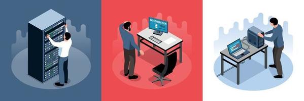 Sysadmin Design Concept vector