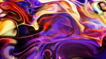 abstrakte Tinte explodiert zufällige Formen auf glatter milchiger Oberfläche video