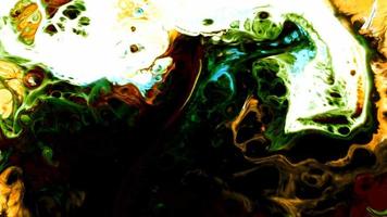 Abstract Colorful Ink Spread Explode video