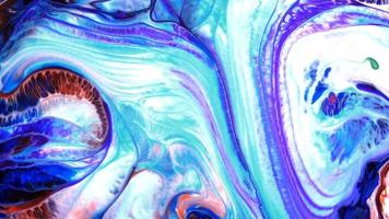 Abstract Colorful Ink Spread Explode video