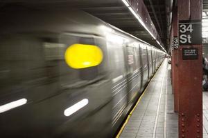 New York subway station photo