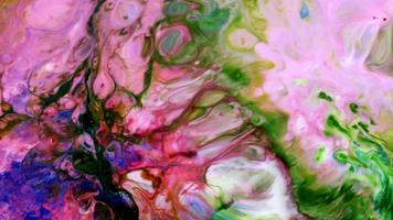 Abstract Colorful Acrylic and Food Paint Spread video