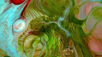 pintura acrílica colorida abstracta y pintura para alimentos video