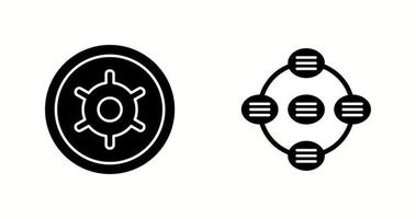 Unique Two Vector Icons Set