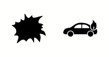 Unique Two Vector Icons Set