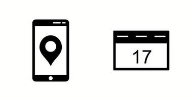 Unique Two Vector Icons Set
