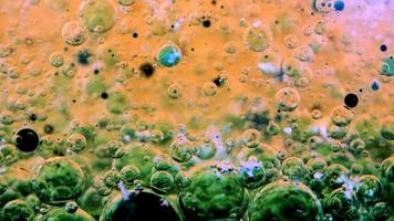 bubbels in olie en inkt video