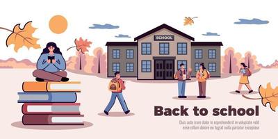 Back to School Banner vector