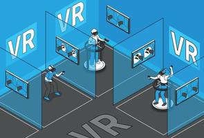 fondo de realidad virtual vector