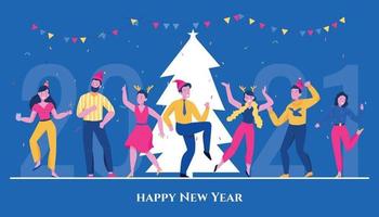 Christmas Party Illustration vector