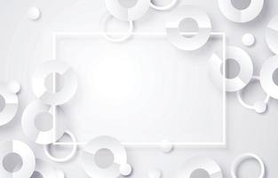 Abstract White Frame Background vector